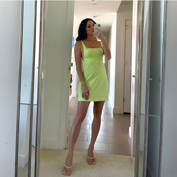 Free People Little Loca Mini Green Size Medium - Picture 2 of 6